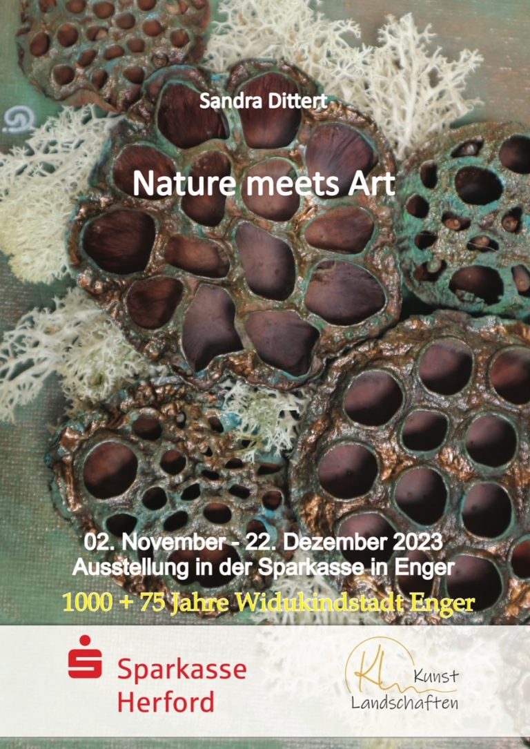 <b>Nature meets Art<br>Sandra Dittert</b><br>02-11 bis 22-11-2023