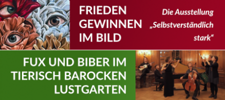 <b>2 Pfingstveranstaltungen<br>Ev. Gemeindehaus an der Stiftskirche</b> <br>SA 23-05 und SO 24-05-26<br>