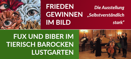 <b>2 Pfingstveranstaltungen<br>Ev. Gemeindehaus an der Stiftskirche</b> <br>SA 23-05 und SO 24-05-26<br>